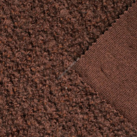Tissu en mélange de laine polaire/polyester teint en fil avec paillettes, doux et chaud, en acrylique, idéal pour manteaux, vestes et costumes