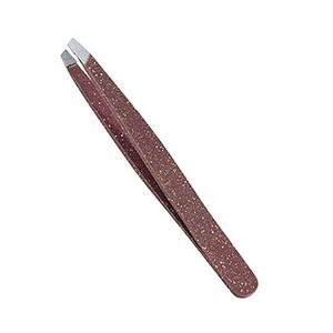 Pinzas para cejas de acero inoxidable, diseño personalizado colorido - Product Image 4