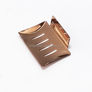 Portasapone <span class=keywords><strong>da</strong></span> Parete Economico in Acciaio Inox Dorato con Drenaggio Rapido per Bagno - Product Image 2