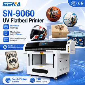 Impresora UV de Cama Plana 9060, Máquina de Impresión Digital UV de Cama Plana con Eje Z Alto de 500 mm para Impresión en Acrílico, Madera, Vidrio, Cascos y Pelotas - Product Image 1