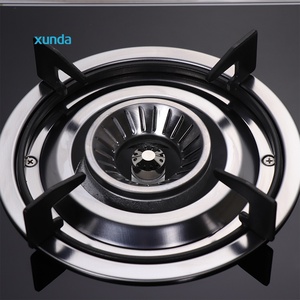 Cuisinière à gaz Xunda en verre trempé <span class=keywords><strong>2</strong></span> brûleurs Économie d'énergie Haute puissance de feu Nettoyage facile Outil de cuisine ménager - Product Image 4