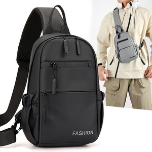Fashion Crossbody Bag 17x9x29cm Waterproof Men's Casual Shoulder Bag Everyday Use - Product Image 1