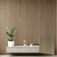 Panneau acoustique en bois ignifuge de classe A, MDF, NRC 0.8, certifié insonorisant