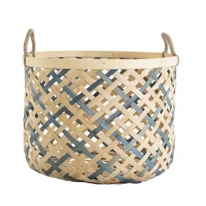 Highly Welcomed Eco-Friendly Clothing Natural/customized Color Bamboo <b>baskets</b> Flexible Round/Rectangle/<b>Square</b> Vietnam - Product Image 2