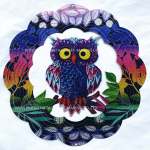 Mẫu bán chạy nhất, sản phẩm chuyên nghiệp - Cây quay gió/chuông gió 3D - Chim cú - Product Image 2