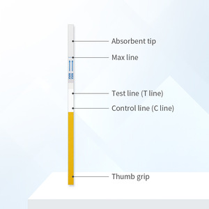 Tira de prueba de ovulación Urit LH con oro coloidal de lectura rápida para la detección del embarazo - Product Image 4