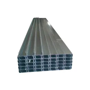 Verzinkte c-Kanal-Stahlträger c Pfetten-Stahl konstruktion gebäude perforierte c-Pfette