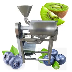 Máquina trituradora de cereza para pulpa de fruta Industrial 2024 2,5 T/h, exprimidor de prensa de naranja, extrusora, Máquina trituradora