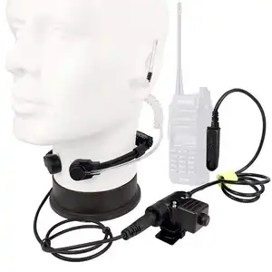 Micrófono de walkie-talkie U94 PTT, auricular táctico de <span class=keywords><strong>Radio</strong></span> Nato para BF-A58 Baofeng UV-9R Plus GT-3WP UV-XR - Product Image 1