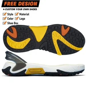 Semelle en matériau MD + TPU pour chaussures de sport en cuir, semelles extérieures pour hommes, baskets professionnelles antidérapantes, semelles extérieures