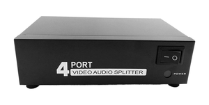 4 cách <span class=keywords><strong>3</strong></span> RCA <span class=keywords><strong>Splitter</strong></span> hộp 1 trong 4 ra Composite AV <span class=keywords><strong>video</strong></span> âm thanh phân phối duplicator với Power Adapter cho DVD DVR Analog - Product Image 3