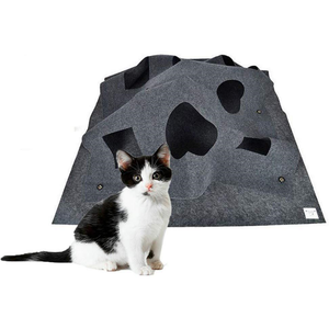Tapis d'activité pour chat, jouet interactif pliable, tapis résistant pour chat, tapis d'entraînement pour animaux de compagnie, lit pour <span class=keywords><strong>furet</strong></span>, écureuil, lapin - Product Image 1