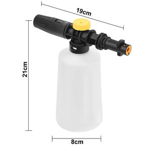 Buse de pulvérisateur Lance de mousse de neige pour <span class=keywords><strong>Karcher</strong></span> K2 K3 K4 <span class=keywords><strong>K5</strong></span> K6 K7 nettoyeurs haute pression de voiture générateur de mousse de savon Machine à laver de voiture - Product Image 2