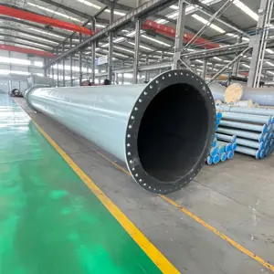 Rubber Steel Pipe Lining Anticorrosive Pipeline Power Plant Use Rubber Lined Carbon Steel Pipe tailings pipeline