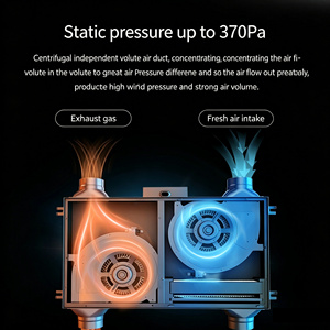 Unidad de Ventilación Equilibrada de Techo Delgada de 150 mm con Motor EC para Apartamentos, Unidad de Ventilación Equilibrada de <span class=keywords><strong>Aire</strong></span> Fresco HRV - Product Image 6