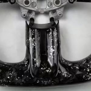 Volant de voiture en fibre de carbone modifié pour Ford <span class=keywords><strong>Mustang</strong></span> 500 Shelby Mach 1 RTR S550 2015-2023 5.0L <span class=keywords><strong>GT</strong></span> <span class=keywords><strong>V8</strong></span> 350, accessoires personnalisés - Product Image 4