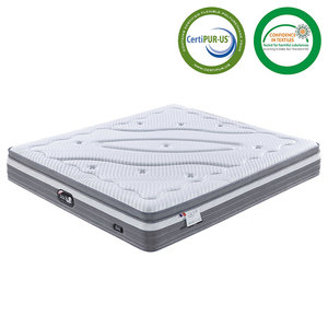 <span class=keywords><strong>Matelas</strong></span> <span class=keywords><strong>hybride</strong></span> de haute qualité pour lit double, queen ou king size, en latex naturel et éponge, pour un sommeil réparateur - Product Image 4