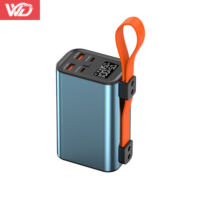 Laptop Power Bank 30000mah 100W High Capacity Fast Charging PowerBanks 30000 Mah  Outdoor Portable PowerBanks  with Lanyard