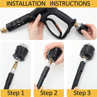 Conector de Manguera para Lavadora a Presión, Adaptador de Salida para Lavadora a Presión M22 para Manguera de Lavadora a Presión Karcher, Bosch, Nilfisk