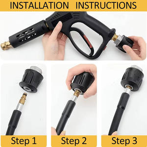 Adaptateur de <span class=keywords><strong>tuyau</strong></span> de nettoyeur haute pression, convertisseur de sortie de nettoyeur haute pression M22 pour Karchere Bosch Nilfisk - Product Image 3