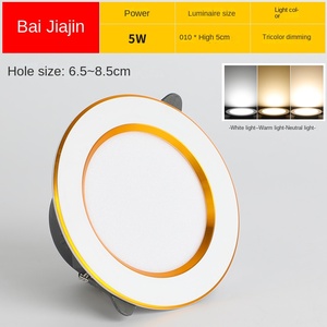 ไฟดาวน์ไลท์ LED ดาวน์ไลท์ LED 5W 12W 18W IP44 3CCT พื้นผิวทรงสี่เหลี่ยมเพรียวบาง - Product Image 2