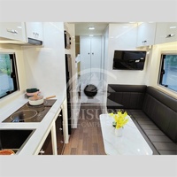 Remorque de camping-car tout-terrain à freinage électrique pour camion, fabriquée pour les voyages, les camping-cars, les fourgons de camping, les caravanes