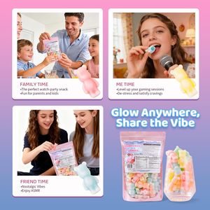 Bonbons durs gélifiés fruités 12 oz <span class=keywords><strong>Sweet</strong></span> <span class=keywords><strong>Shop</strong></span> – Bonbons gélifiés rétro améliorés, 5 saveurs fruitées, friandises ASMR, gourmandises virales TikTok - Product Image 4