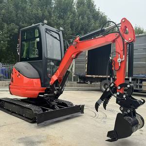 Nieuwe <span class=keywords><strong>mini</strong></span>-rupsgraafmachine KN25U met cabine, aangepaste motor, voor bouw en landbouw, te koop. - Product Image 6