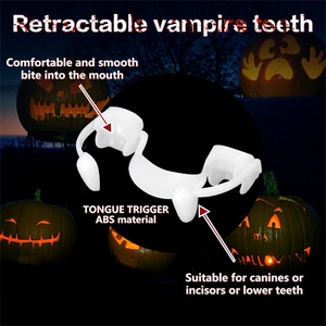 Offre Spéciale rétractable réaliste <span class=keywords><strong>Vampire</strong></span> Zombie crocs réutilisable effrayant fausses <span class=keywords><strong>dents</strong></span> accolades Halloween fête habiller accessoires d'horreur - Product Image 3