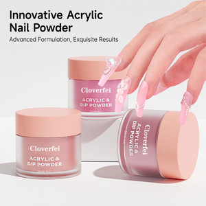 Precio bajo, venta al por mayor, suministro de suministros para uñas, calidad de salón, polvo acrílico EMA de inmersión transparente <span class=keywords><strong>rosa</strong></span> para etiqueta privada - Product Image 2