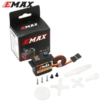 Servomoteur analogique micro en métal EMAX officiel ES09MA à double roulement, spécifiquement conçu pour les hélices de voilure de voitures RC et d'hélicoptères Trex 450, pièces de bricolage