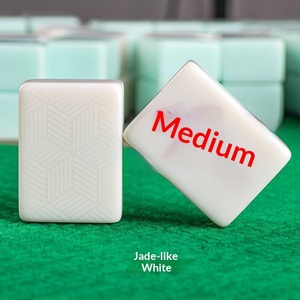 Melamine Mahjong Full-Automatic Machine <b>Dedicated</b> Magnetic Chess <b>Card</b> Room Household Large Font Aluminum Box Jade Mahjong Electr - Product Image 1
