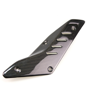 Cubierta de fibra de carbono modificada para motocicleta, protector térmico de escape grande para Yamaha MT 10 <span class=keywords><strong>MT10</strong></span> 2016 2017 <span class=keywords><strong>2018</strong></span> - Product Image 2