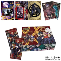 Anime japonés Jujutsu Kaisen colección tarjetas Booster Box raro Gojo Satoru Fushiguro Megumi TCG tarjetas juego de mesa juguetes regalos