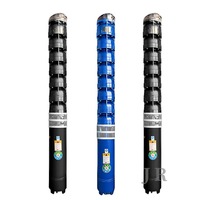 Pompe à eau submersible multi-étages de 4 pouces 0,5-1,5 CV 220-240V Sortie de 1,25 pouce pour l'irrigation et l'utilisation en forage/puits profond