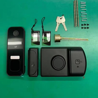 TTlock Carte de code de sécurité JANTE d'empreinte digitale électronique Serrure de porte intelligente pour porte