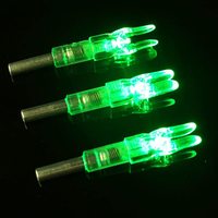 Encoches lumineuses à LED pour flèches ID 4.2/5.2/6.2mm, arbre composé pour la chasse à l'arc recourbé