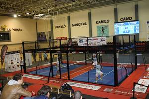 JSMC prezzo di fabbrica 12mm in vetro temperato Padel panoramico racchette da Tennis <span class=keywords><strong>corte</strong></span> Perruque coupé - Product Image 5