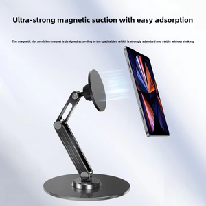Soporte Plegable de Aleación de Zinc para Celular, Tablet y Laptop, con Rotación de 360 Grados, Magnético y Estable para Escritorio - Product Image 2