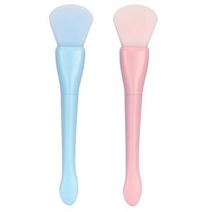 Brocha de Silicona de Doble Punta para Mascarillas, Herramienta de Belleza, Espátula Cosmética para Suero, Crema de Noche y Mascarilla para <span class=keywords><strong>Ojos</strong></span> - Product Image 1