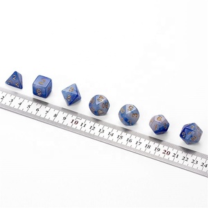 Accesorios para Juegos, Dados Poliédricos Acrílicos D20 DND de 16 mm para <span class=keywords><strong>Farkle</strong></span> y Juegos de Dados Clásicos, 17 Colores - Product Image 4