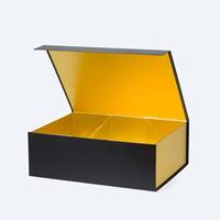 Boîte cadeau rigide de luxe personnalisée avec ruban, en carton recyclable et doublure en éponge, pour bijoux, cosmétiques, cadeaux de mariage et de fête