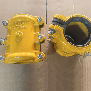 Abrazaderas para tuberías, abrazaderas dobles para tuberías Dn65 Qt450 de hierro fundido para la industria general - Product Image 2
