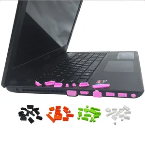 2023 promotionnel petits Gadgets universel ordinateur portable ordinateur portable Silicone Anti-poussière bouchon anti-poussière 13 pièces 16 pièces/ensembles