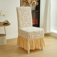 Housse de chaise rouge avec pour la vente par lots-Ensemble de housse de chaise de salle à manger domestique