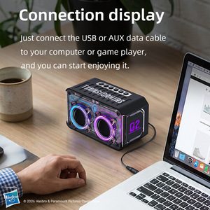 Altavoz Inalámbrico Transformers Y02MAX, 5200mAh, Iluminación RGB, Altavoces Dobles, Subwoofer, TWS, Altavoz de Escritorio para Exteriores - Product Image 5