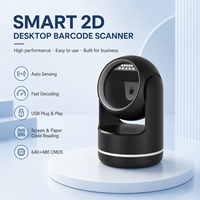 Escáner de Código de Barras de Escritorio CMOS 1D 2D, Escaneo Continuo, Sensor Automático, Manos Libres, para Tiendas Minoristas, Suministro de Fábrica