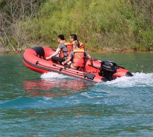 เรือยางกู้ภัยสำหรับ <span class=keywords><strong>4</strong></span> คน ขนาด 3 เมตร (300 ซม.) สำหรับบรรเทาภัยน้ำท่วม สามารถติดตั้งมอเตอร์ได้ - Product Image 3