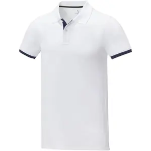 Morgan men's two-tone <b>polo</b> <b>shirt</b> custom merchandising - Product Image 1