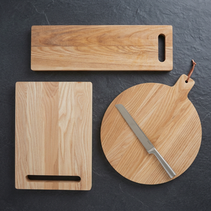 BS INTERNATIONAL Blocs à découper rectangulaires en bois durable, épaisseur 2,0 cm, compatibles lave-vaisselle, emballage individuel, modèle NAQ00337 - Product Image 1